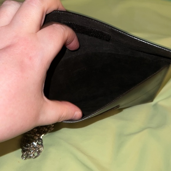 PRADA LEATHER ENVELOP POUCH/CLUTCH BAG PREOWNED BROWN - Picture 9 of 14